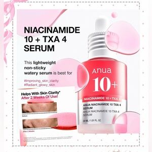 Anua Niacinamide 10% + TXA 4% Serum, 30ml made in Korea NWT